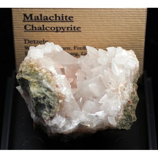 Chalcopyrite Malachite & Calcite