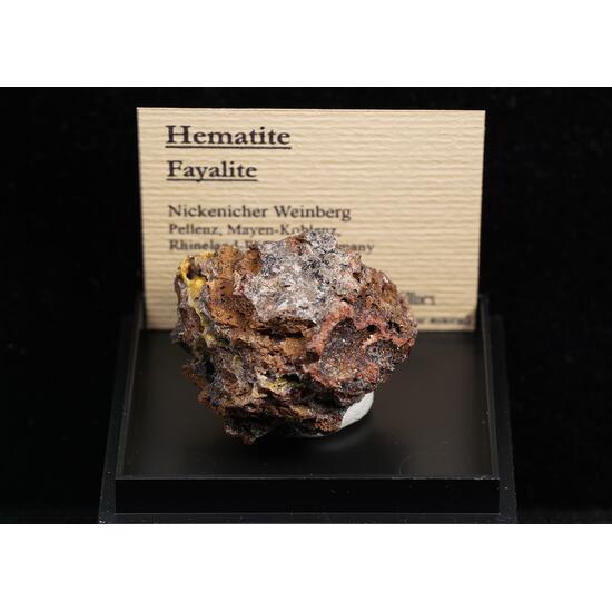 Hematite & Fayalite