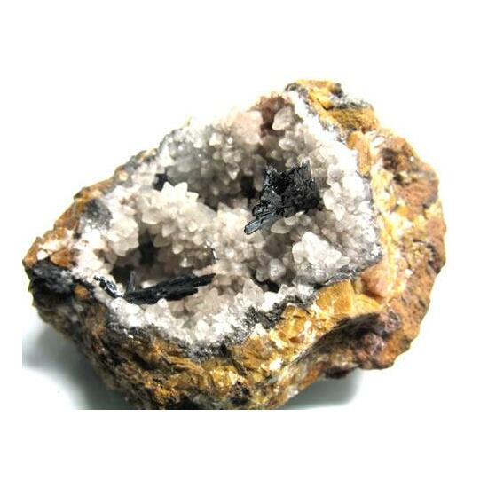 Manganite On Calcite