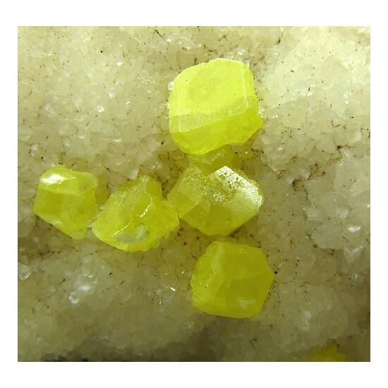 Native Sulphur & Calcite