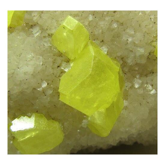 Native Sulphur & Calcite