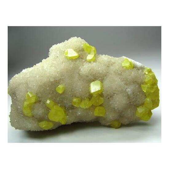 Native Sulphur & Calcite