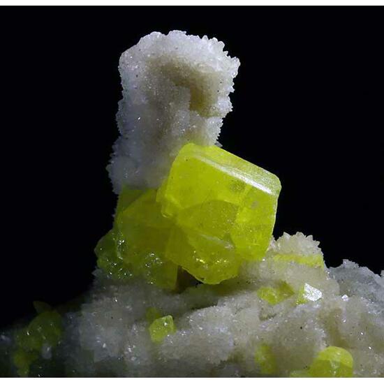 Native Sulphur & Calcite