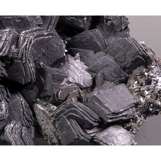 Calcite & Boulangerite