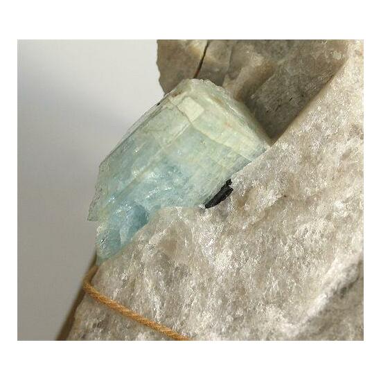 Aquamarine With Schorl & Columbite