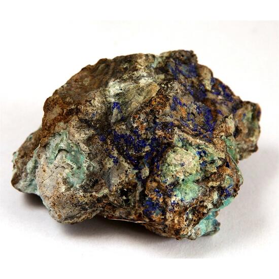 Allophane With Azurite