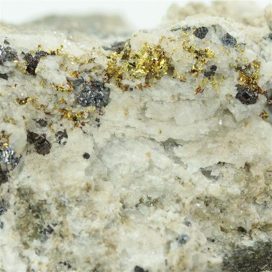 Gold With Pyrite & Sphalerite & Galena & Quartz