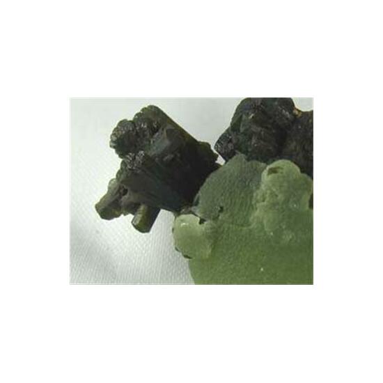 Epidote On Prehnite