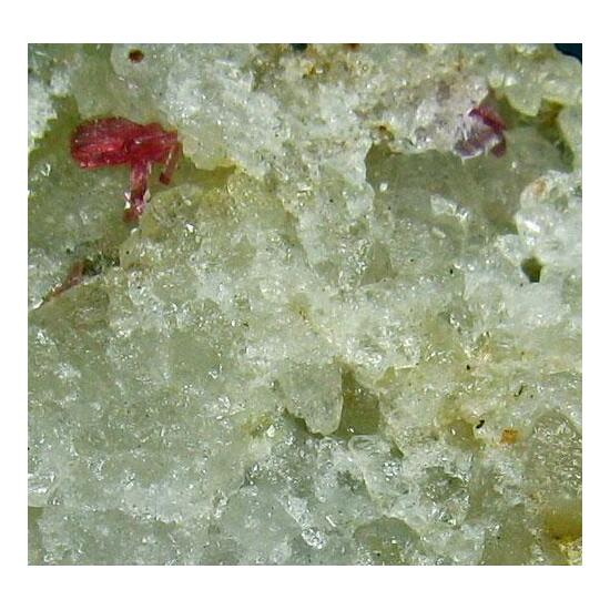 Roselite In Quartz