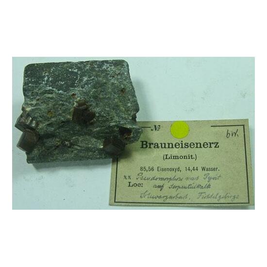 Limonite Psm Pyrite