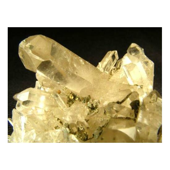 Chalcopyrite On Quartz