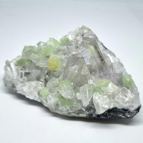 Quartz & Prehnite