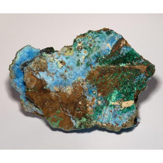 Cyanotrichite & Brochantite