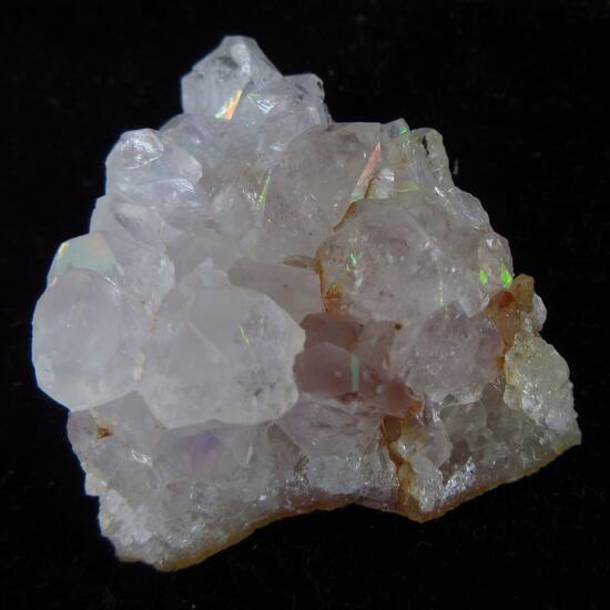 Rainbow Quartz On Amethyst