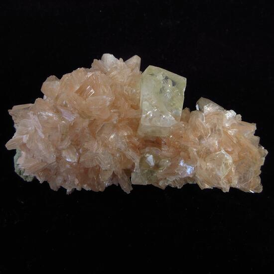 Calcite On Heulandite