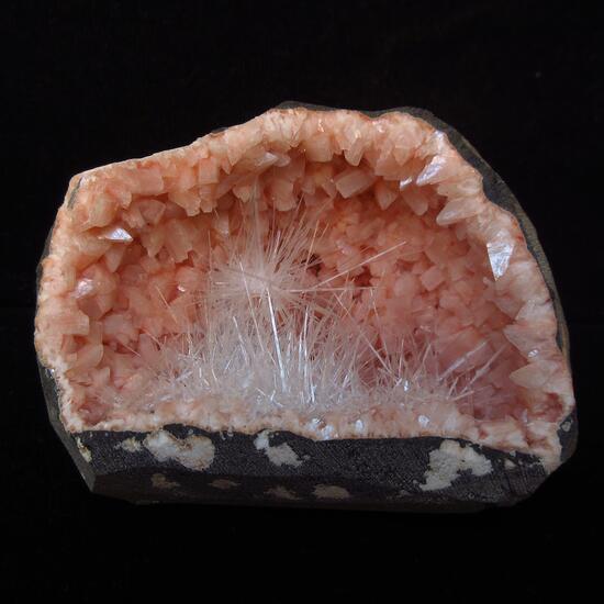 Scolecite In Heulandite Geode