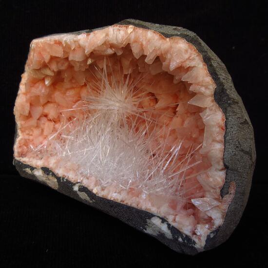 Scolecite In Heulandite Geode