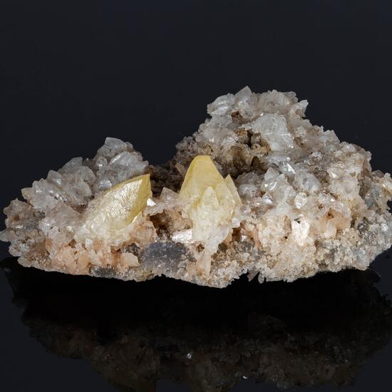 Powellite On Stilbite