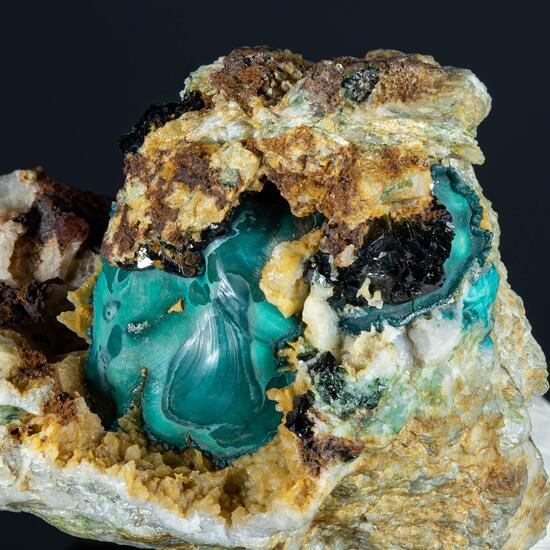 Pseudomalachite & Libethenite