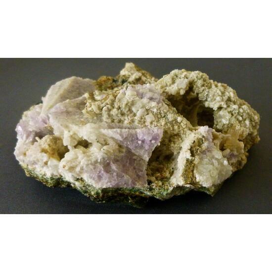 Amethyst Babingtonite & Laumontite