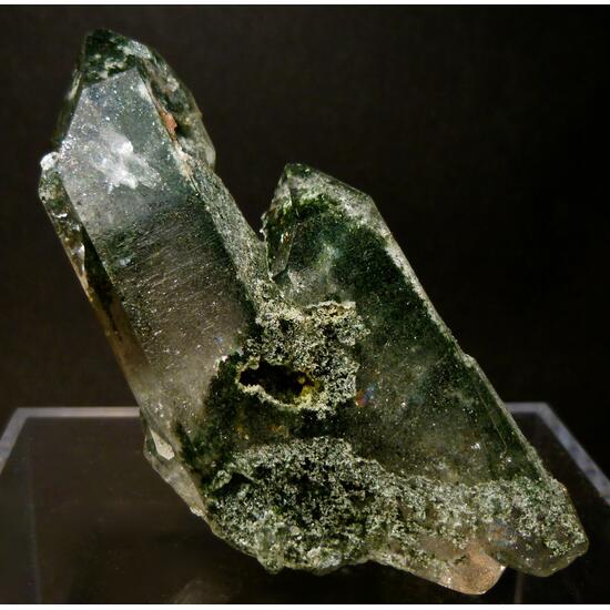 Rock Crystal & Chlorite