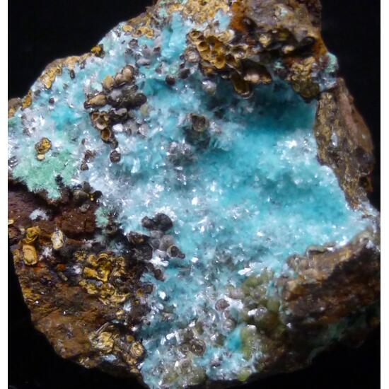 Aurichalcite Smithsonite & Malachite