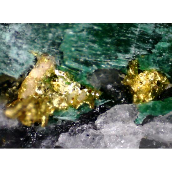 Gold Malachite & Bornite