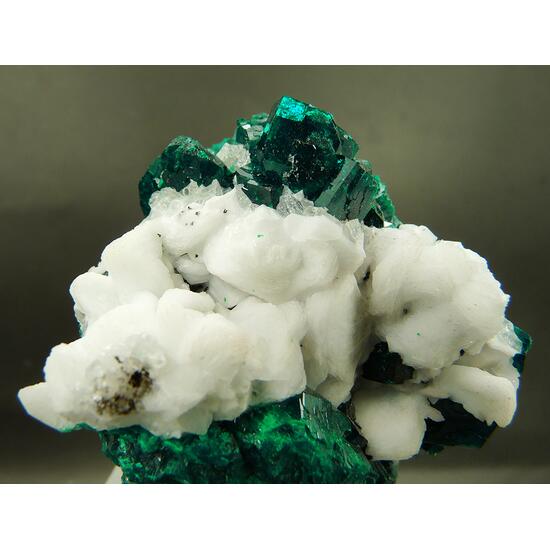 Dioptase Calcite & Plancheite