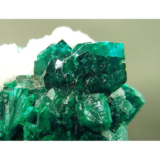 Dioptase Calcite & Plancheite