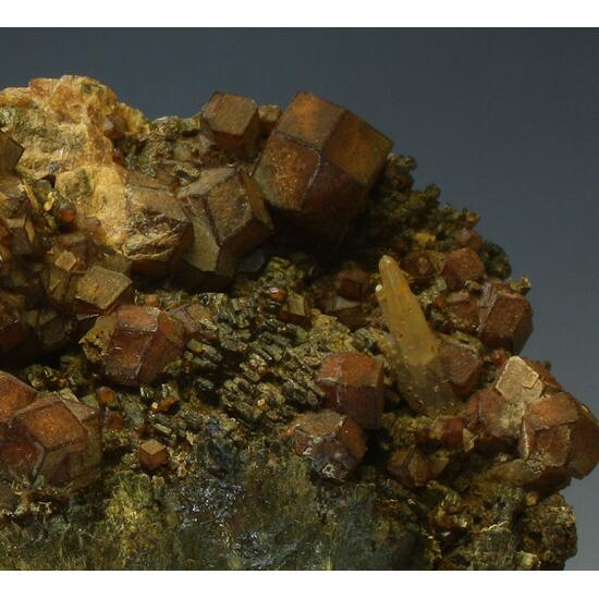 Andradite Quartz & Hedenbergite