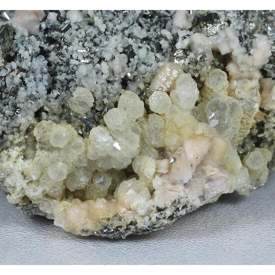 Arsenopyrite Rhodochrosite Calcite & Pyrite