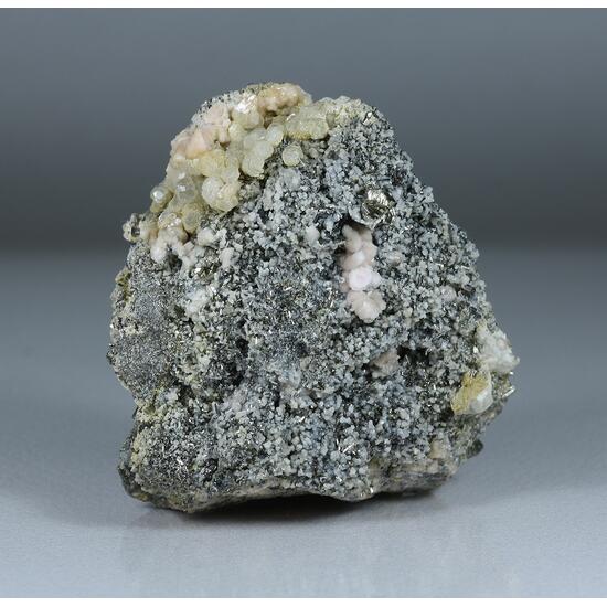 Arsenopyrite Rhodochrosite Calcite & Pyrite