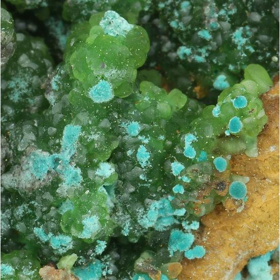 Smithsonite Aurichalcite Fluorite & Malachite