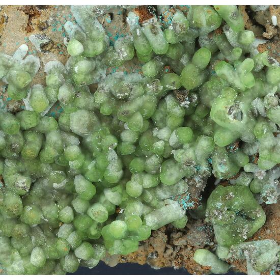 Smithsonite Hemimorphite & Aurichalcite