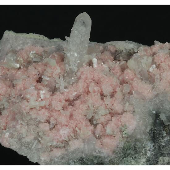 Rhodochrosite Stilbite & Quartz