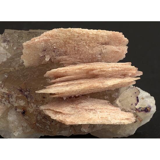 Baryte On Fluorite