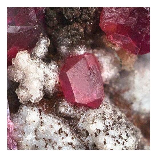 Roselite On Quartz