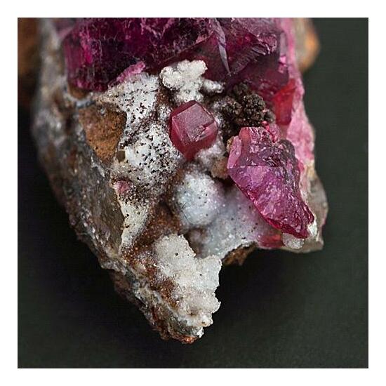 Roselite On Quartz