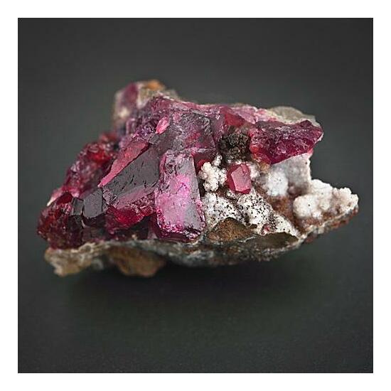 Roselite On Quartz