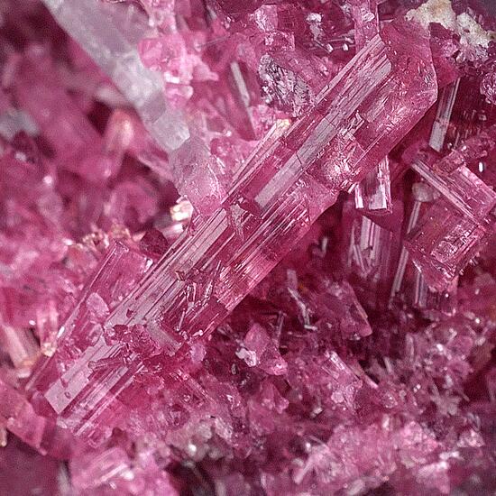 Tourmaline Var Rubellite On Cleavelandite