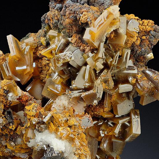 Wulfenite On Limonite