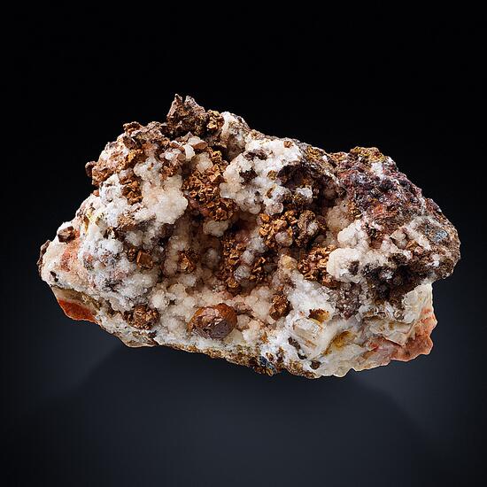 Native Copper On Calcite & Dolomite