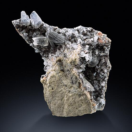 Whewellite With Calcite