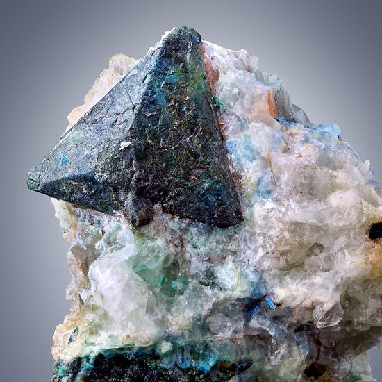 Tetrahedrite With Malachite & Azurite