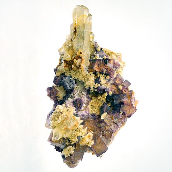 Baryte With Fluorite