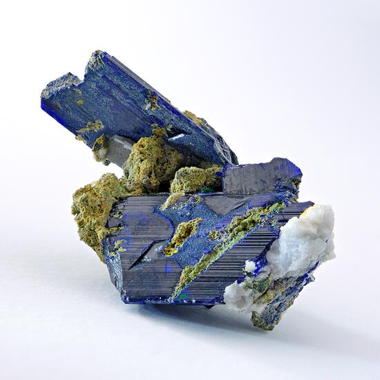 Azurite With Duftite