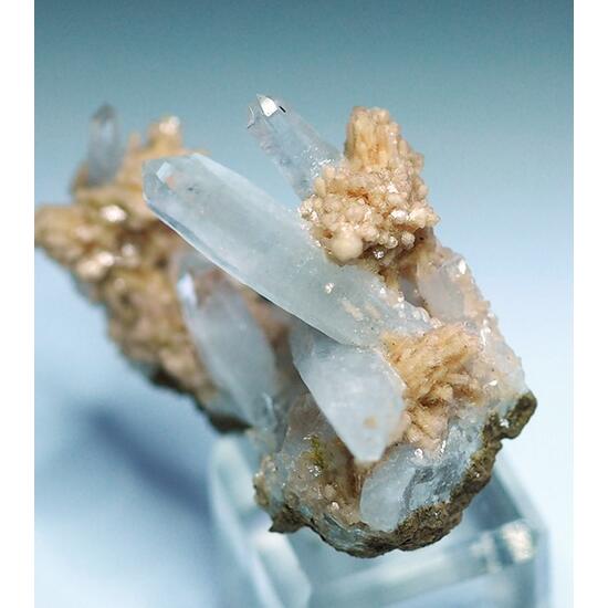 Rhodochrosite & Quartz