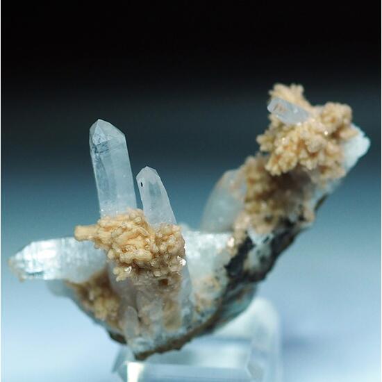 Rhodochrosite & Quartz