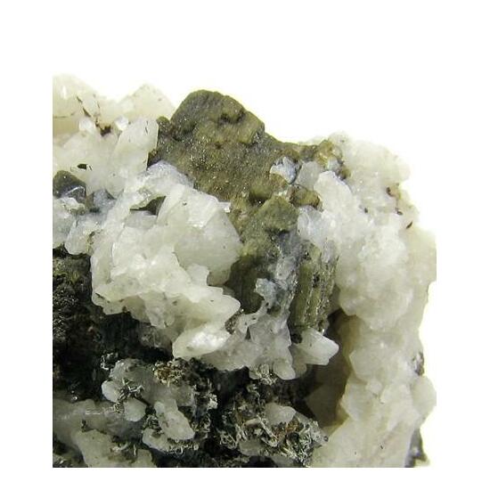 Donnayite-(Y) & Calcite