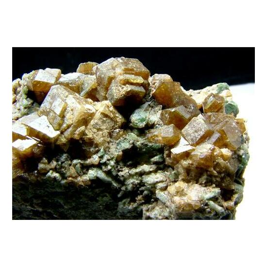 Andradite With Tourmaline